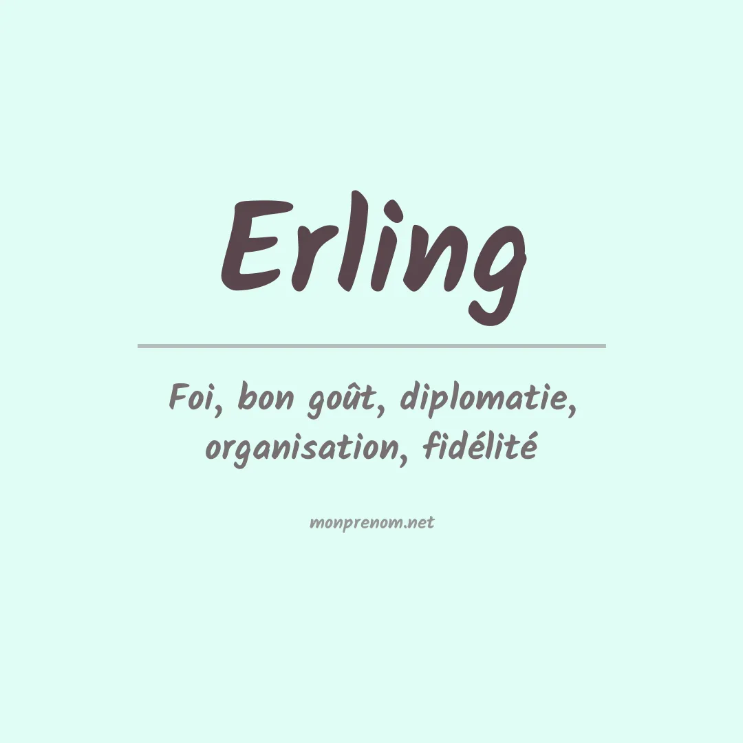 Prénom Erling