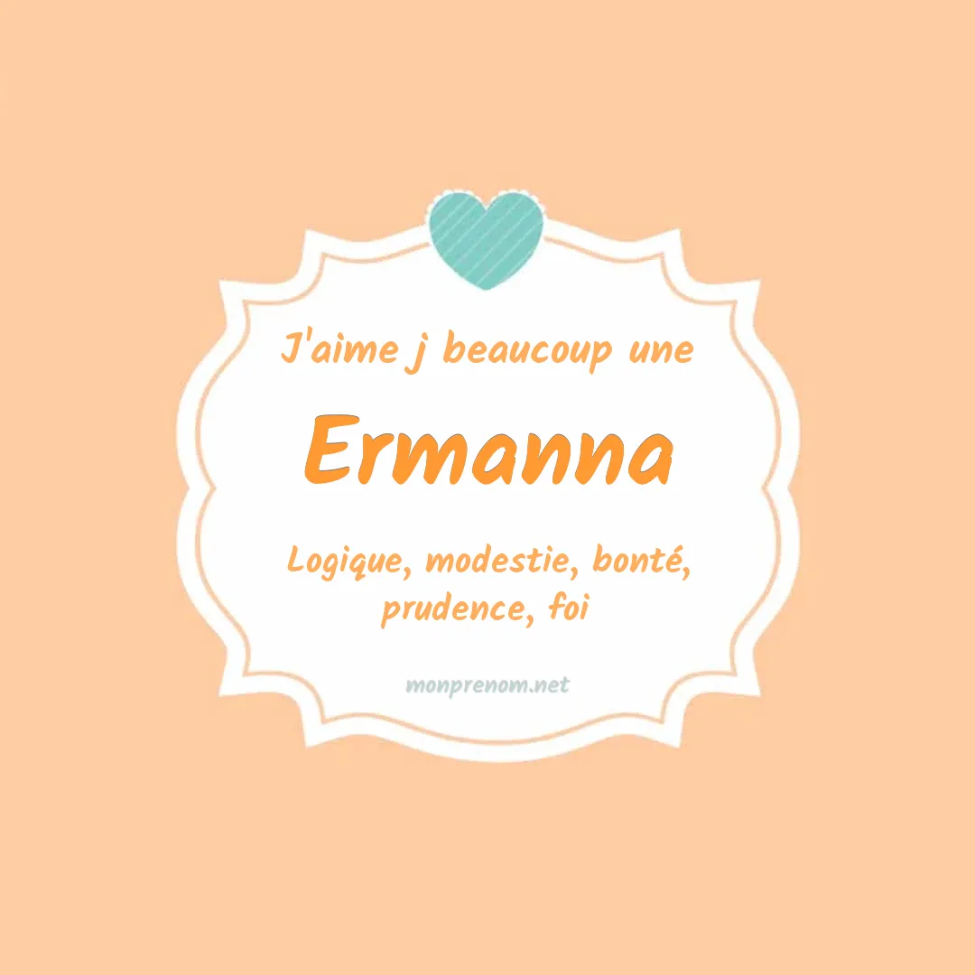 J'aime beaucoup Ermanna