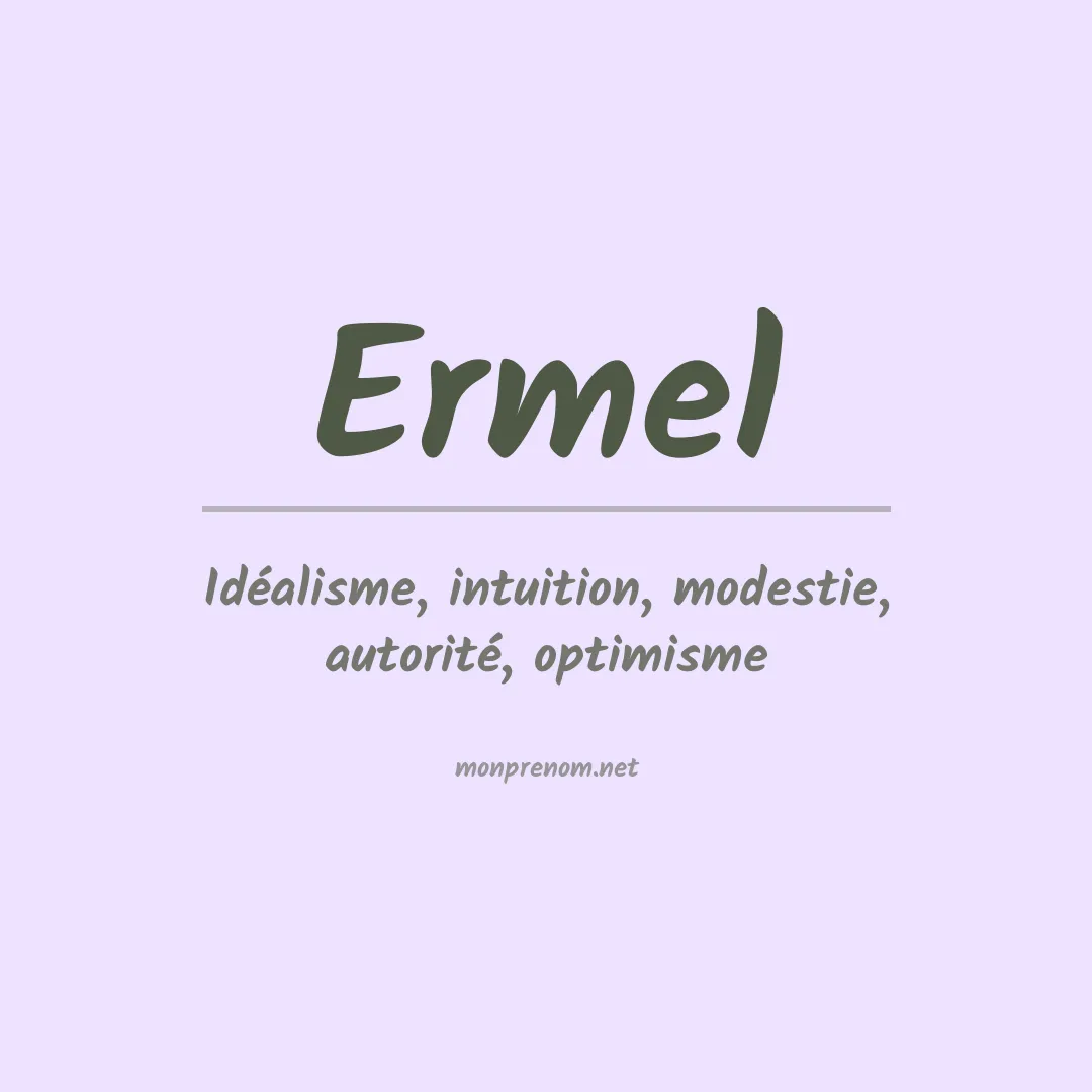 Prénom Ermel