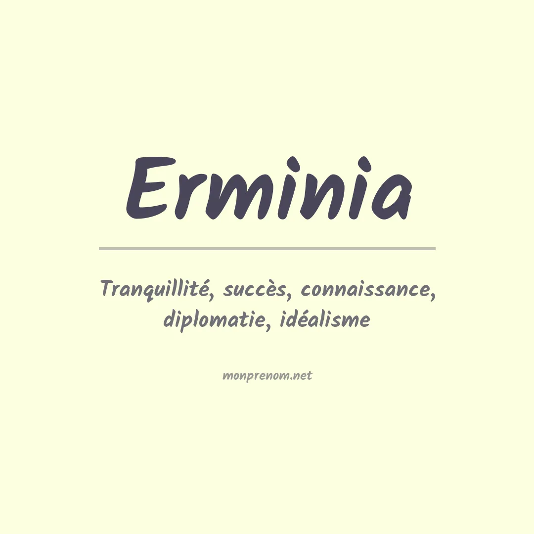 Prénom Erminia