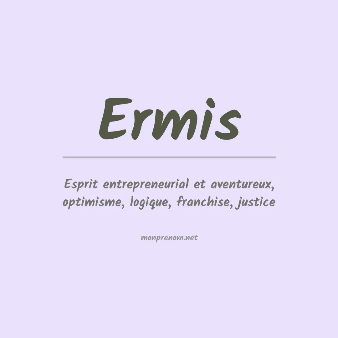 Prénom Ermis