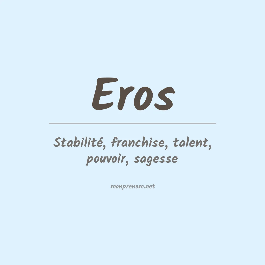Prénom Eros