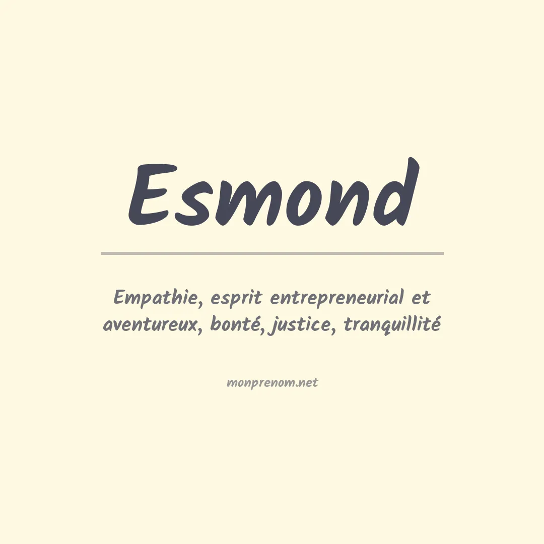 Prénom Esmond