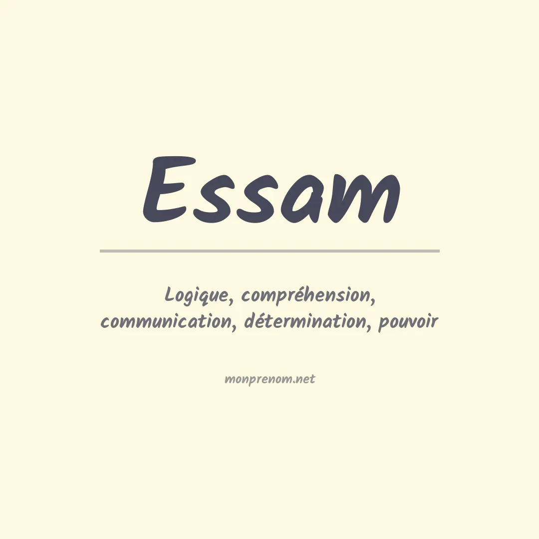 Prénom Essam