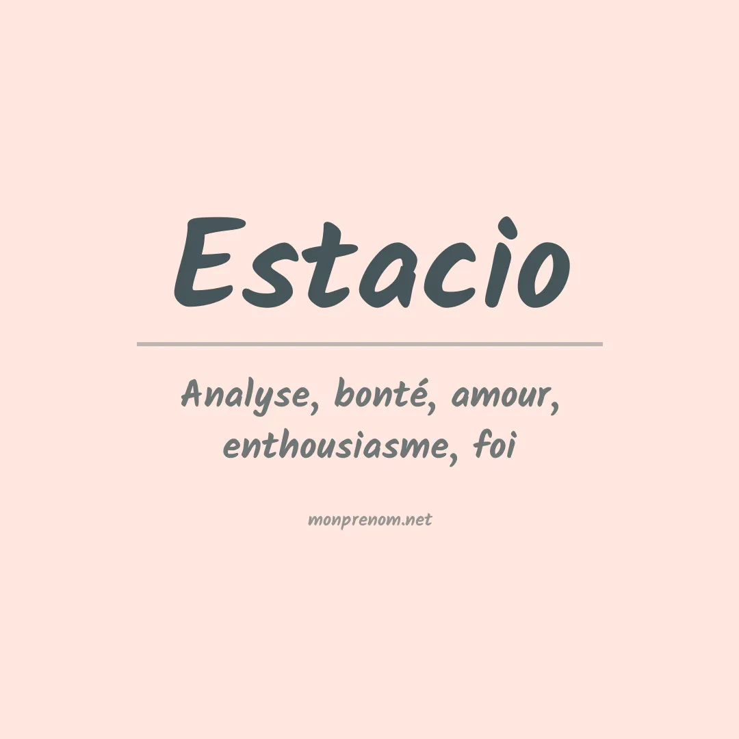 Prénom Estacio