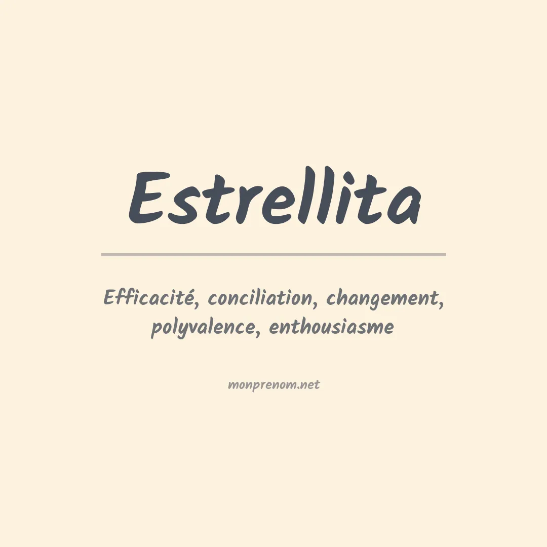 Signification du prénom Estrellita