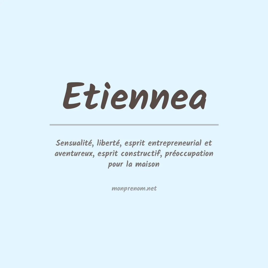 Signification du prénom Etiennea