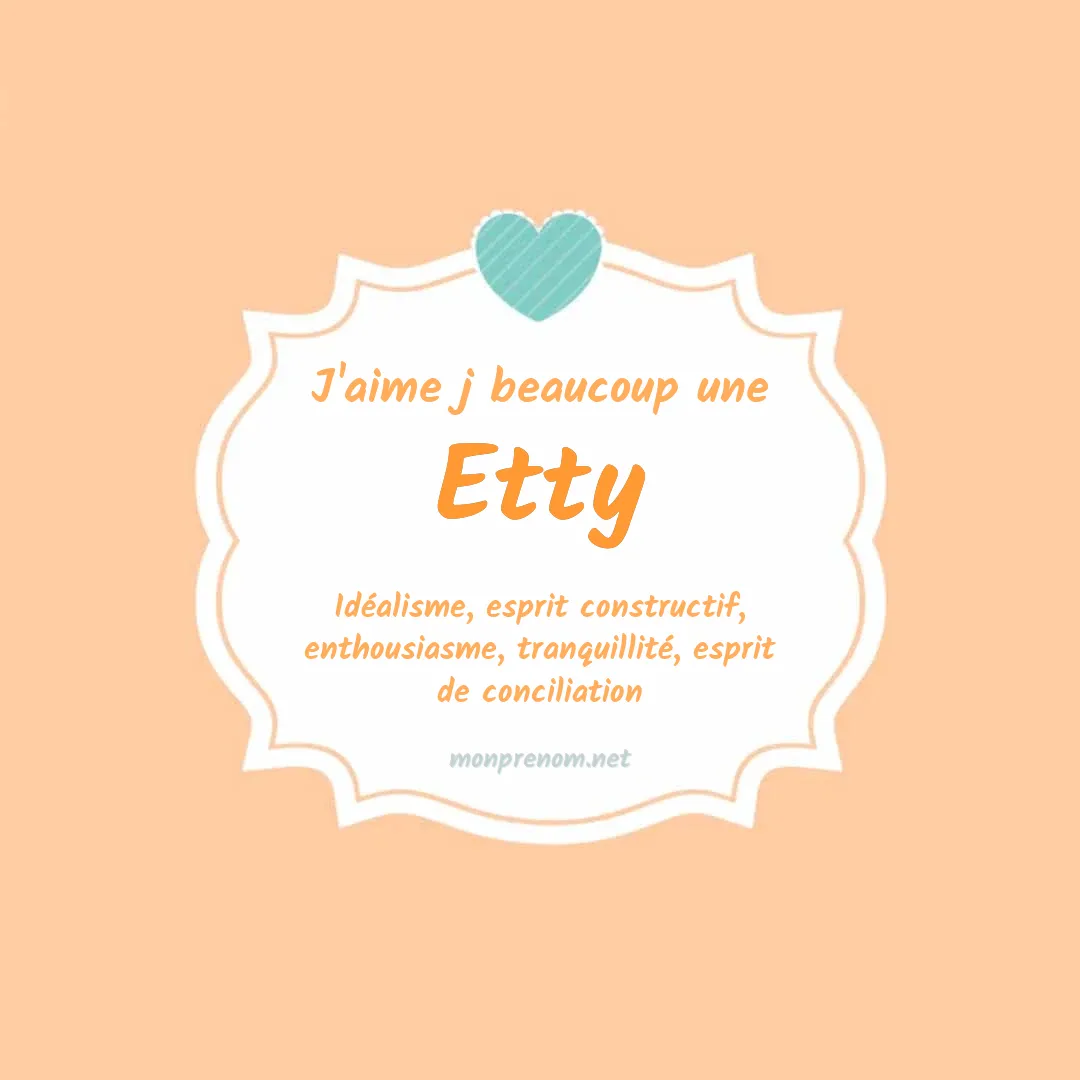 J'aime beaucoup Etty