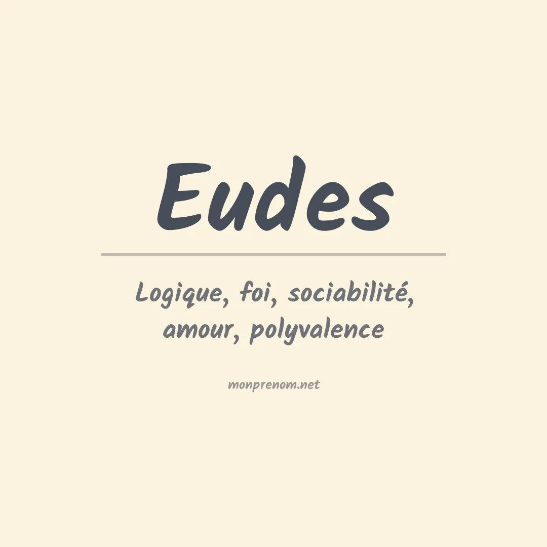 Prénom Eudes