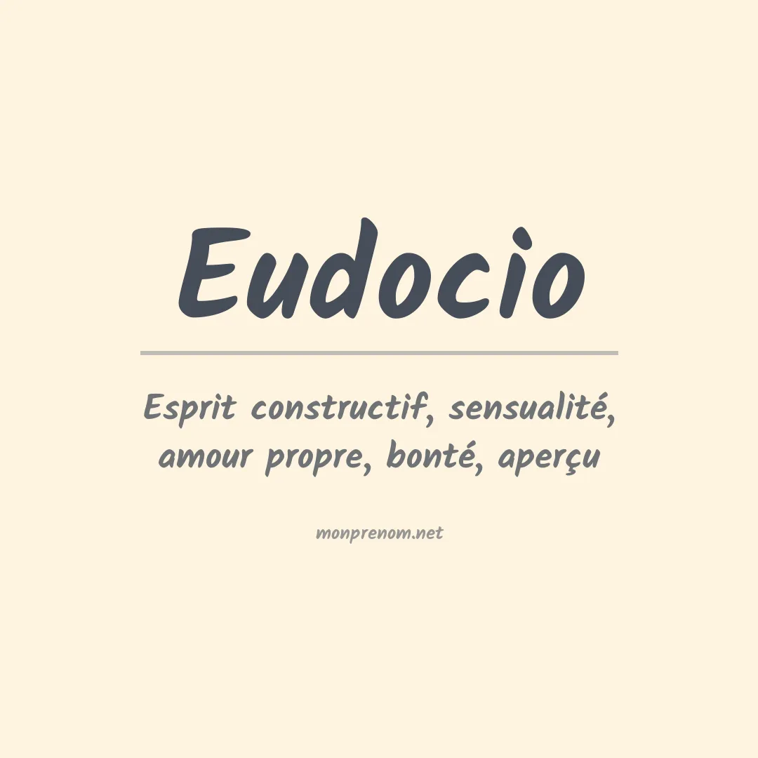 Signification du prénom Eudocio