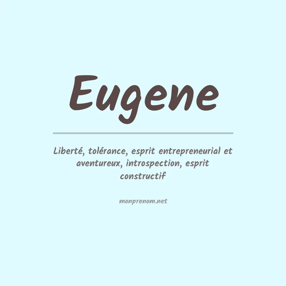 Prénom Eugene