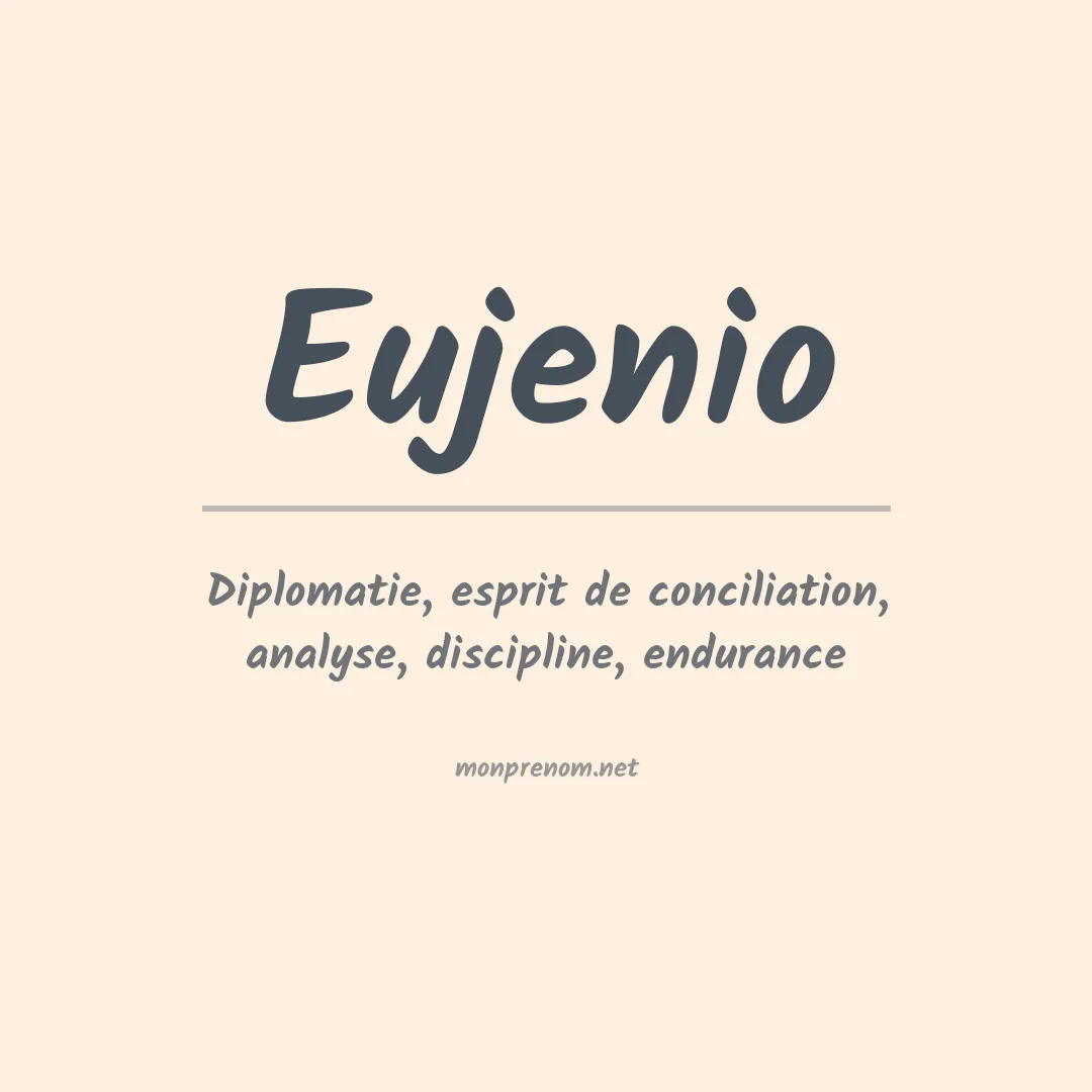 Prénom Eujenio