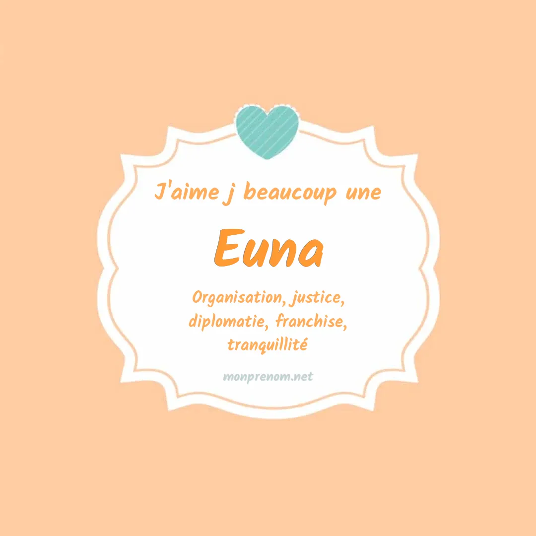 J'aime beaucoup Euna