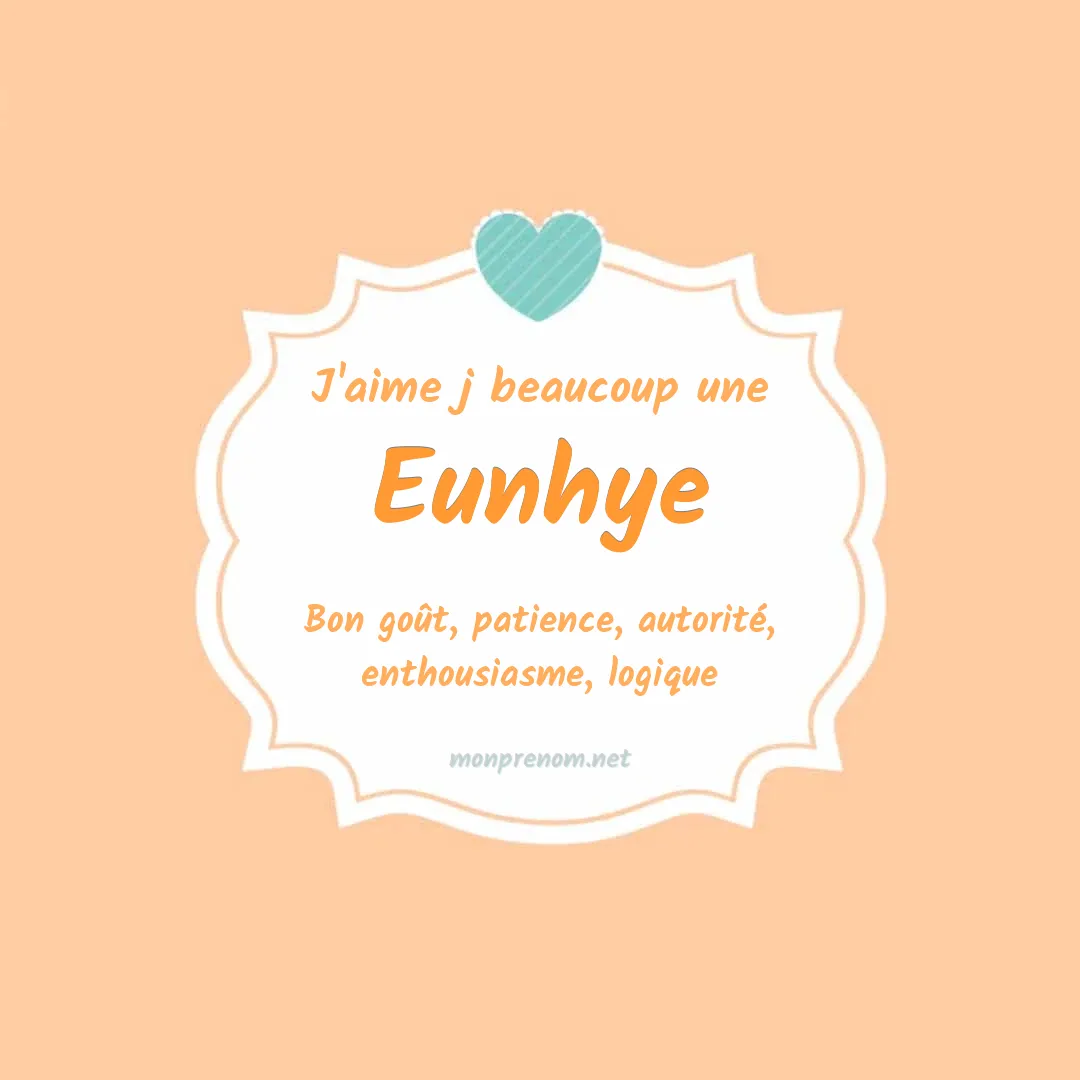 J'aime beaucoup Eunhye