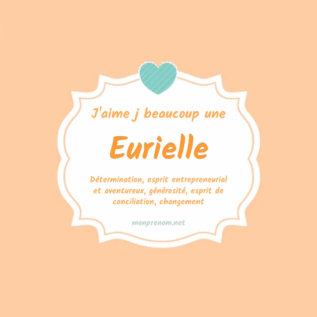 J'aime beaucoup Eurielle