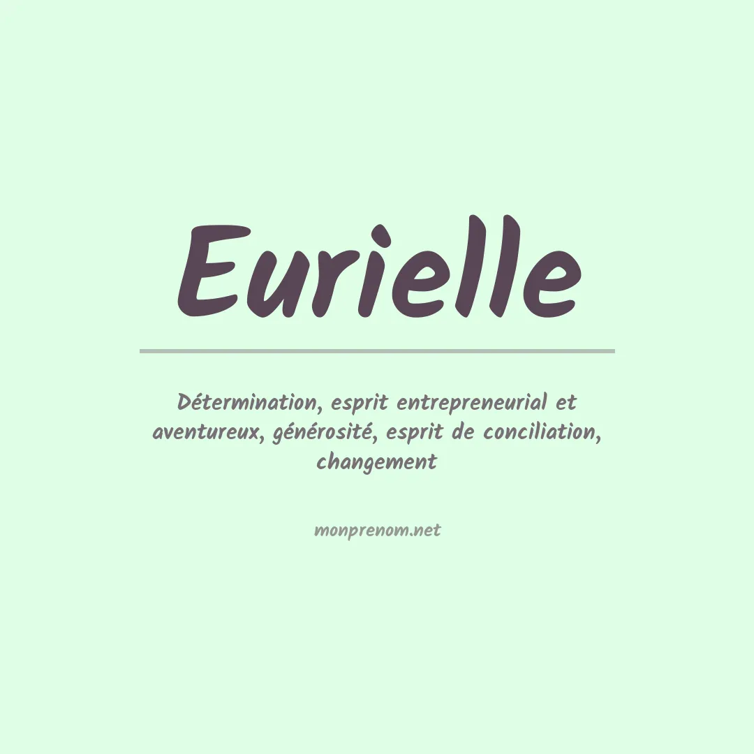Prénom Eurielle