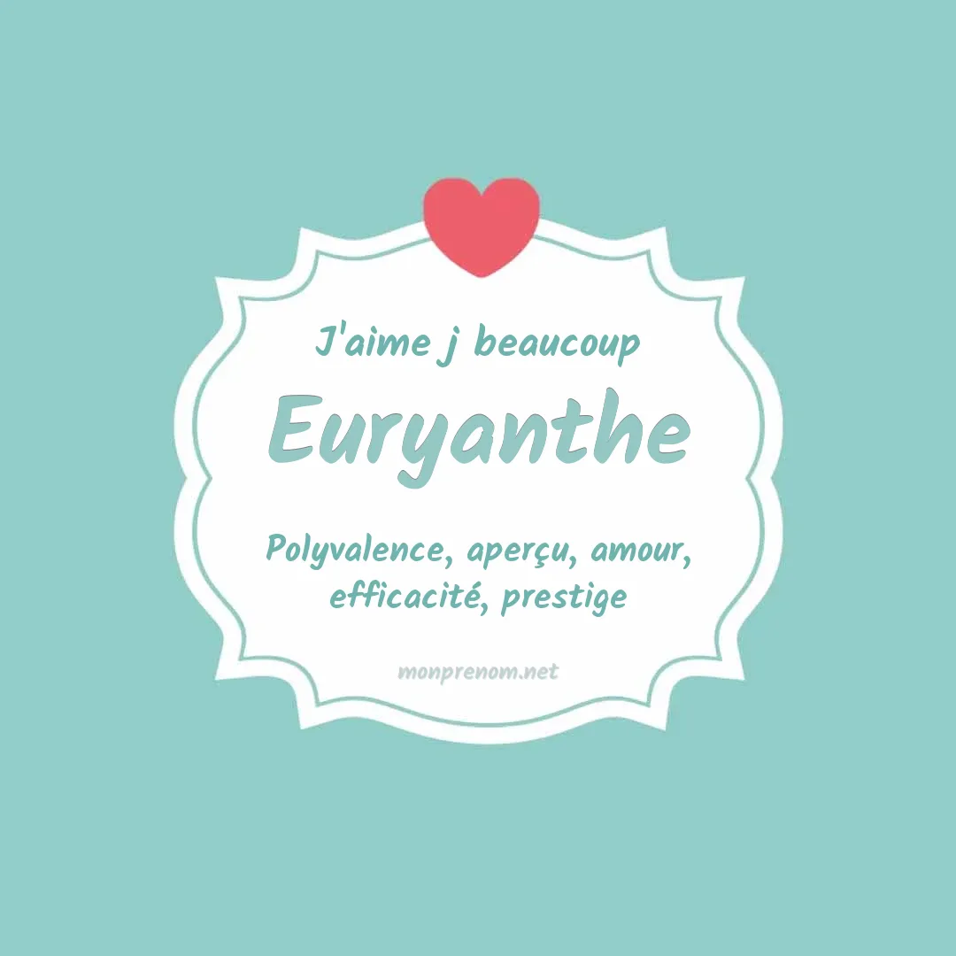 J'aime beaucoup Euryanthe