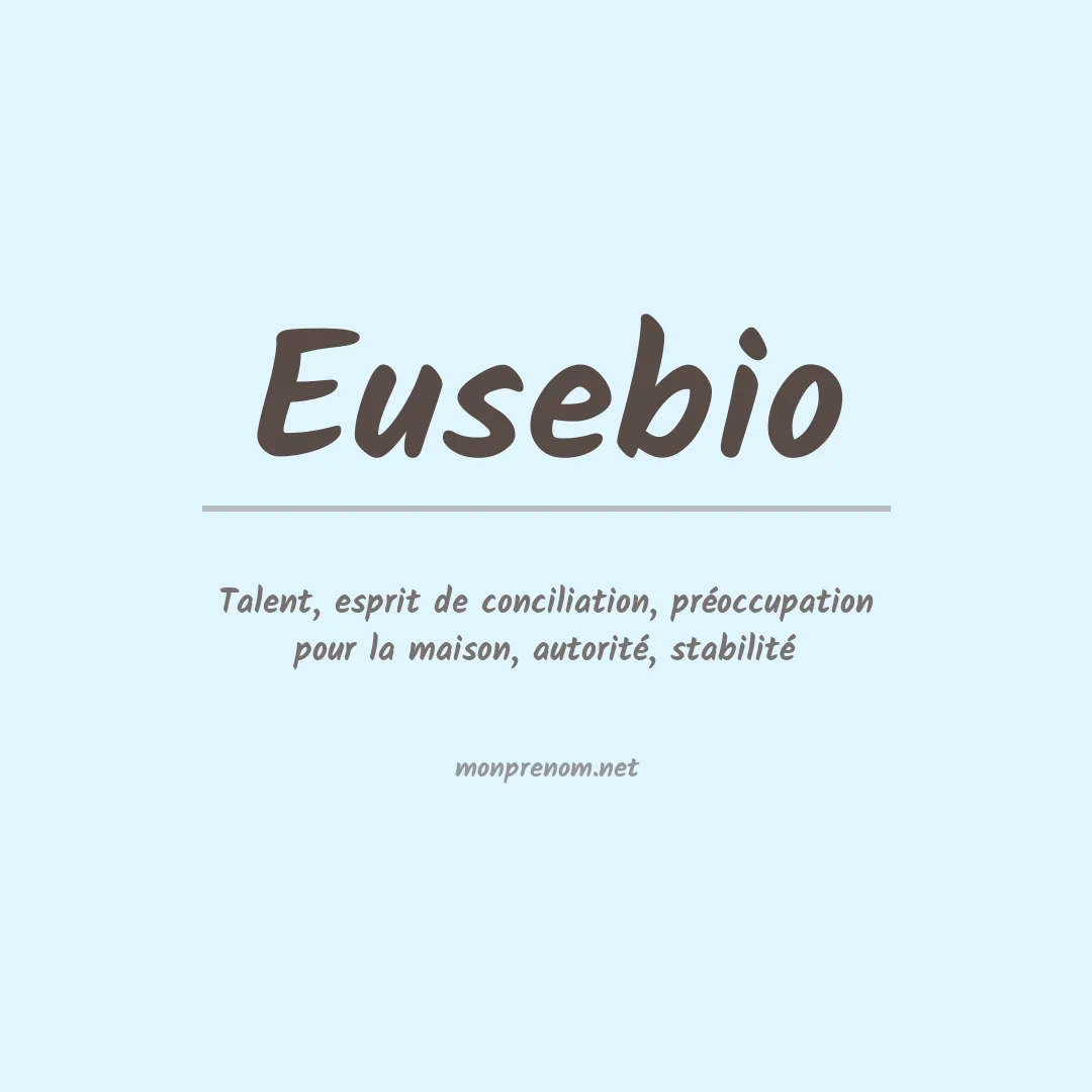 Prénom Eusebio