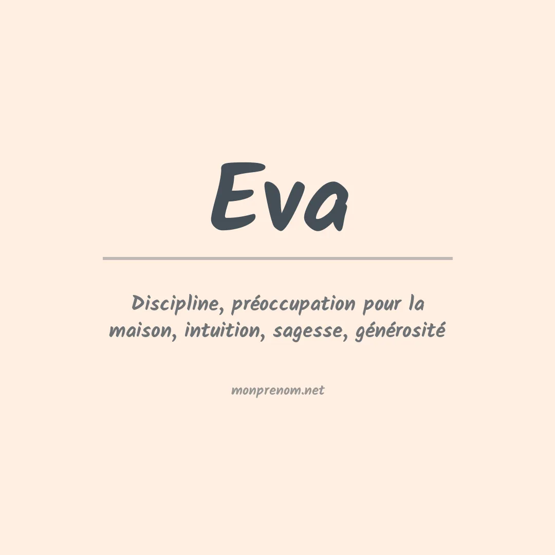 Prénom Eva