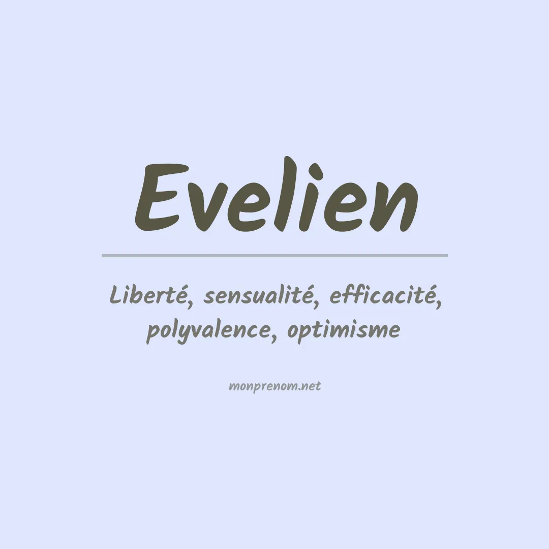 Signification du prénom Evelien