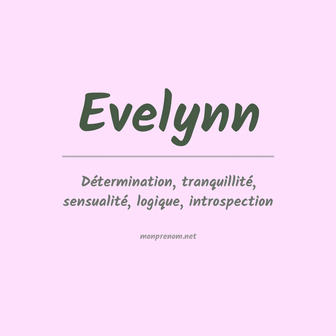 Prénom Evelynn