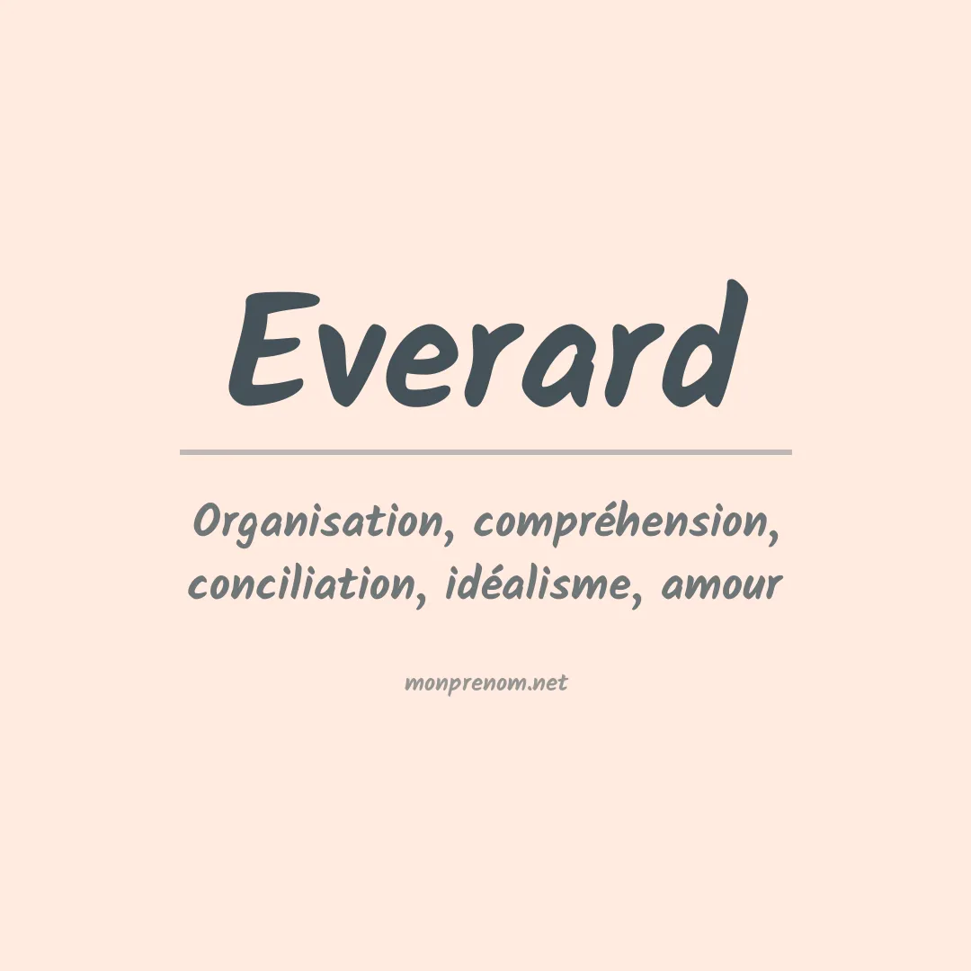 Prénom Everard