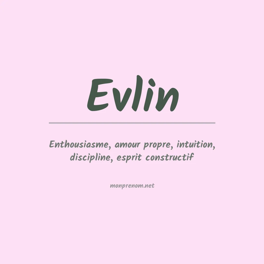 Prénom Evlin