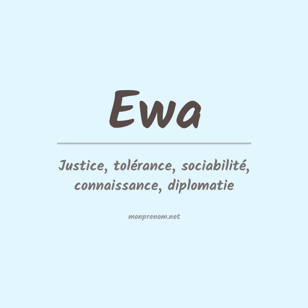 Prénom Ewa