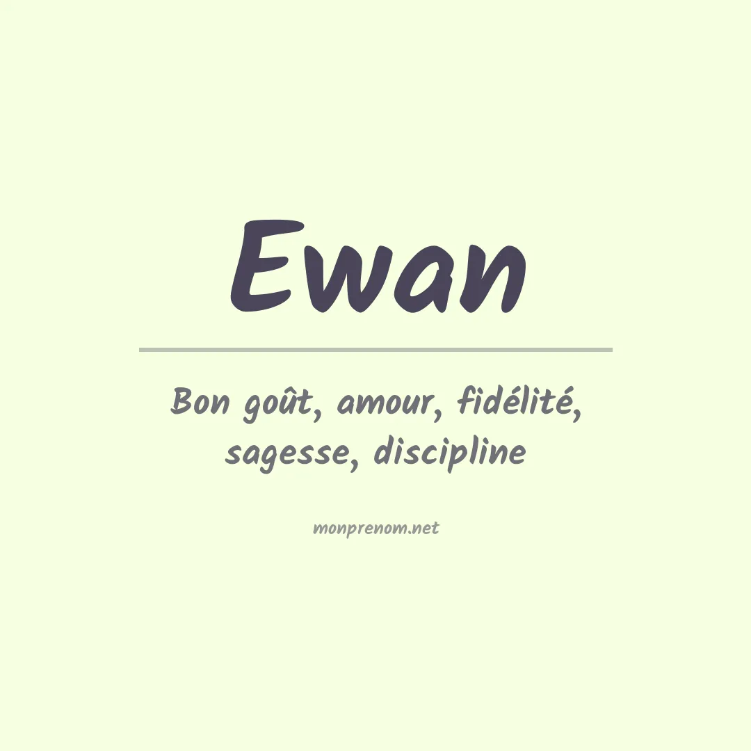 Prénom Ewan