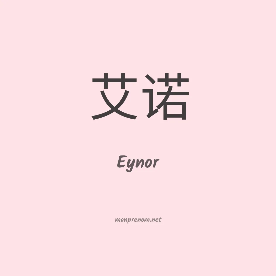 Eynor en chinois