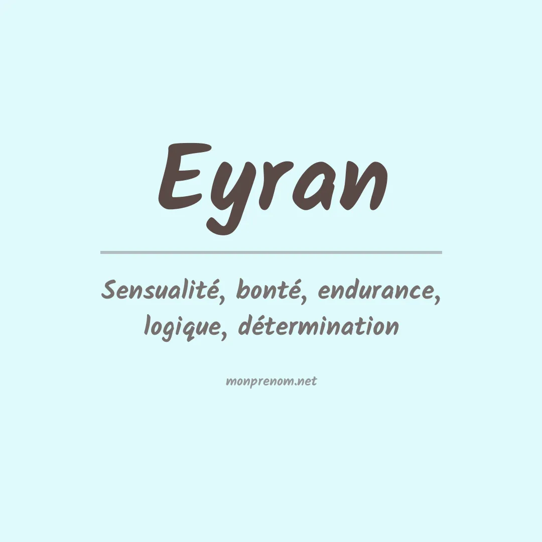 Signification du prénom Eyran