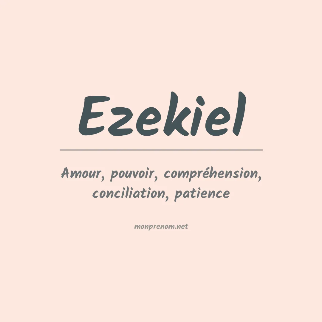 Prénom Ezekiel