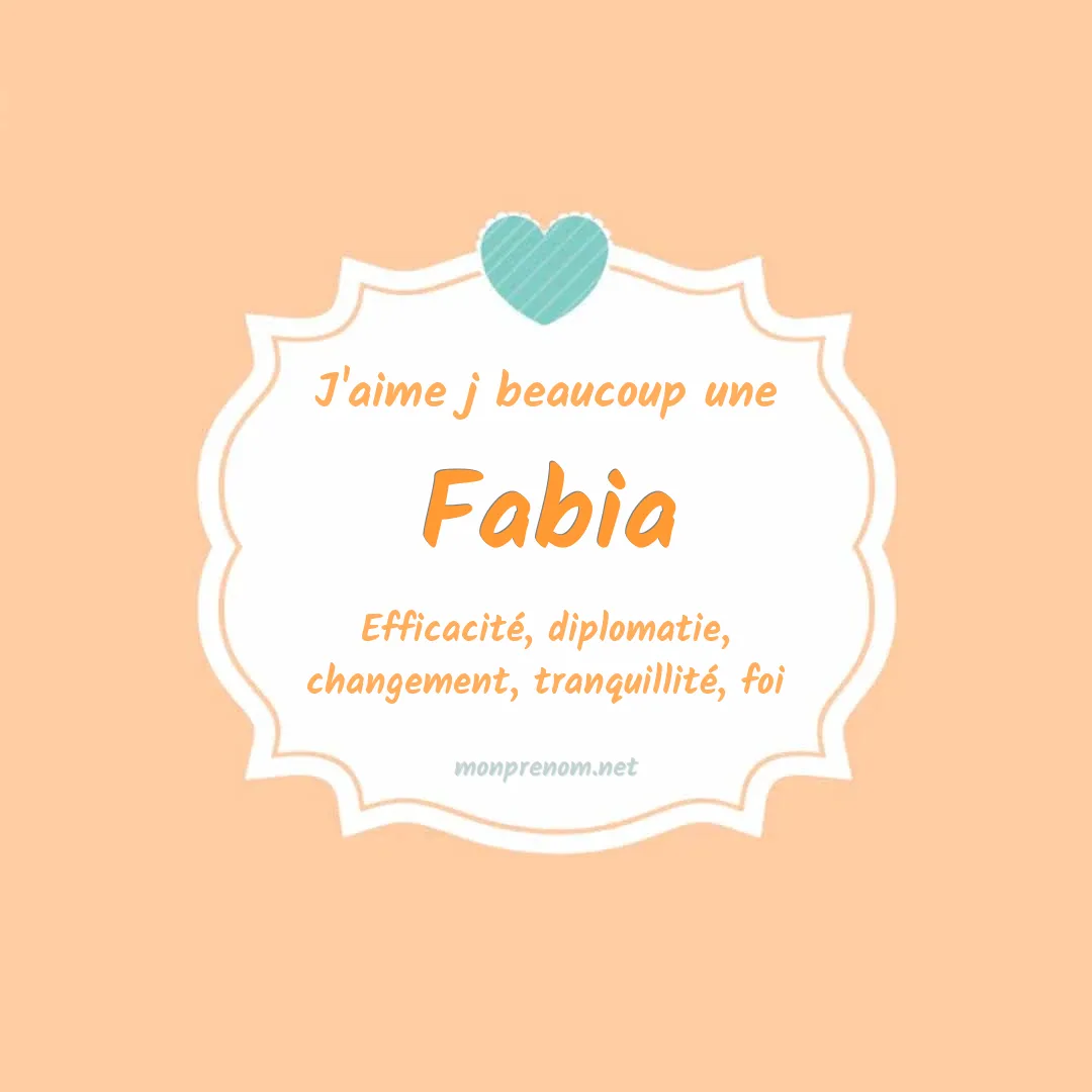J'aime beaucoup Fabia