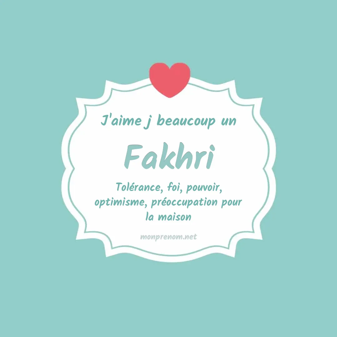 J'aime beaucoup Fakhri
