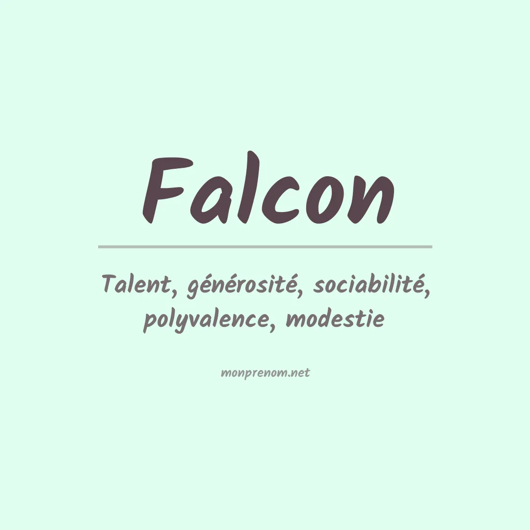 Prénom Falcon