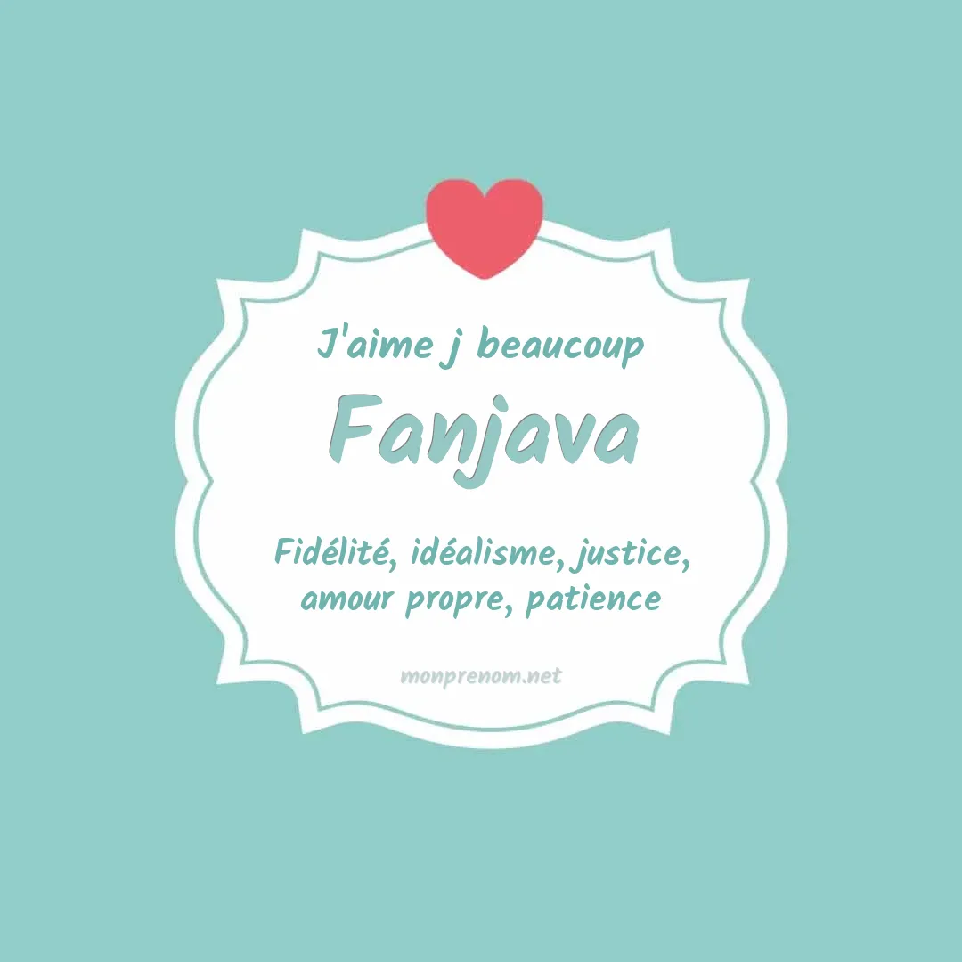 J'aime beaucoup Fanjava