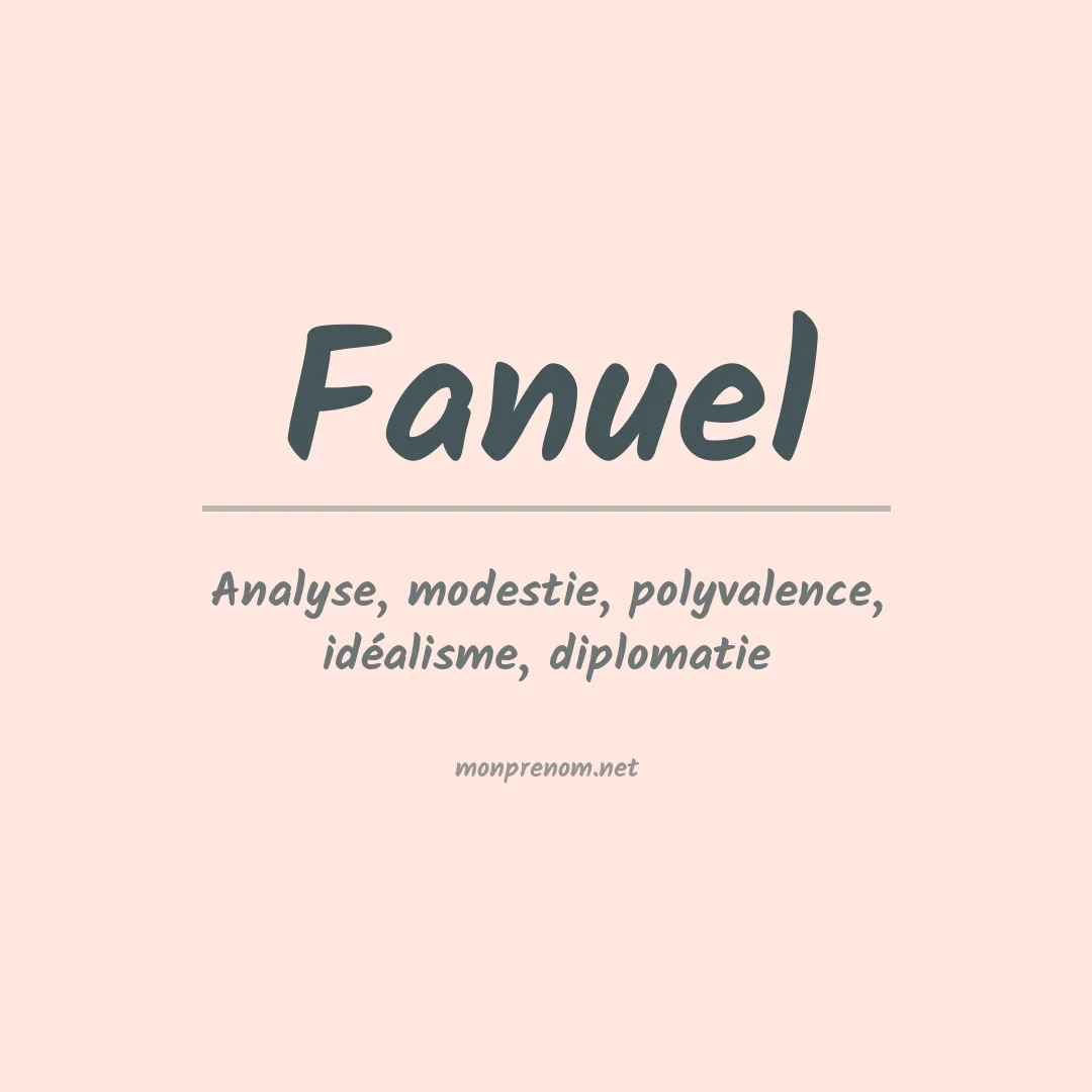 Prénom Fanuel