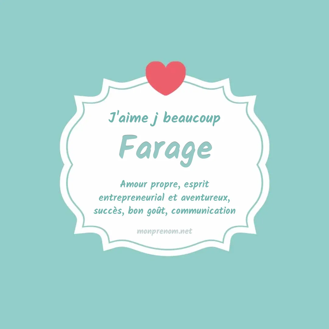 J'aime beaucoup Farage