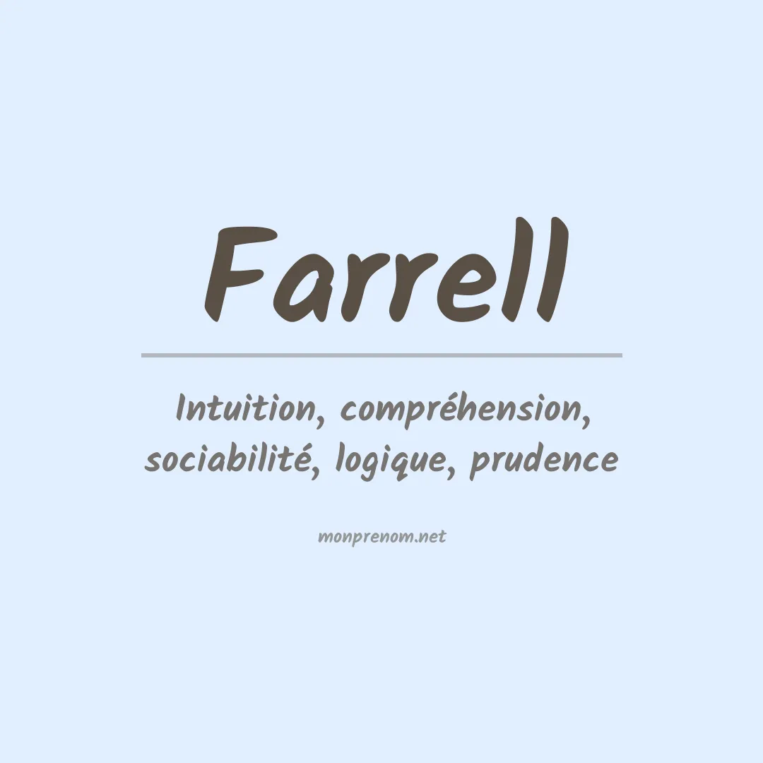 Prénom Farrell