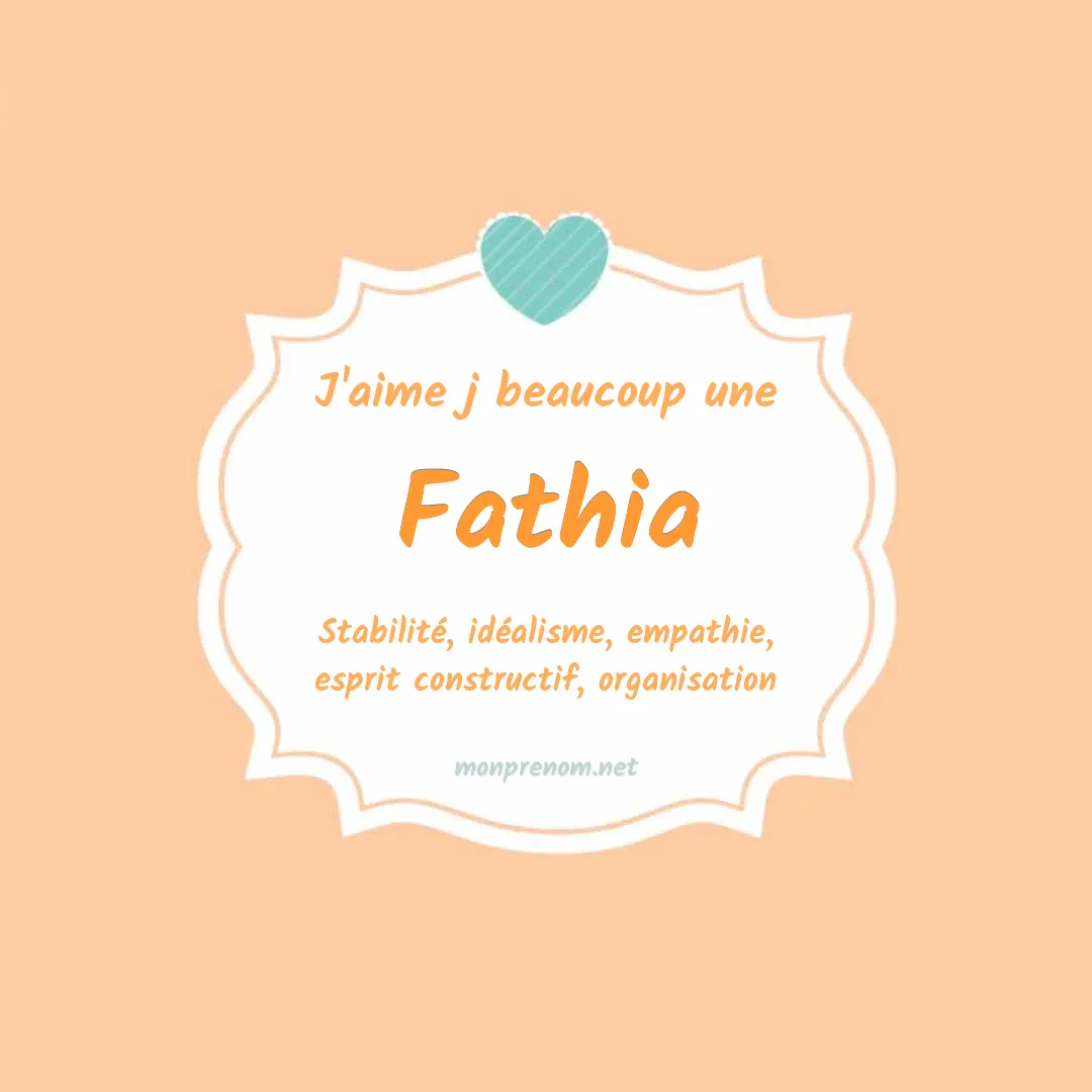 J'aime beaucoup Fathia