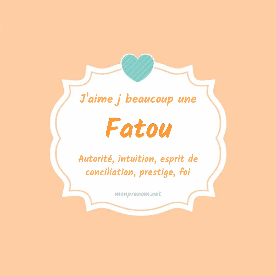 J'aime beaucoup Fatou
