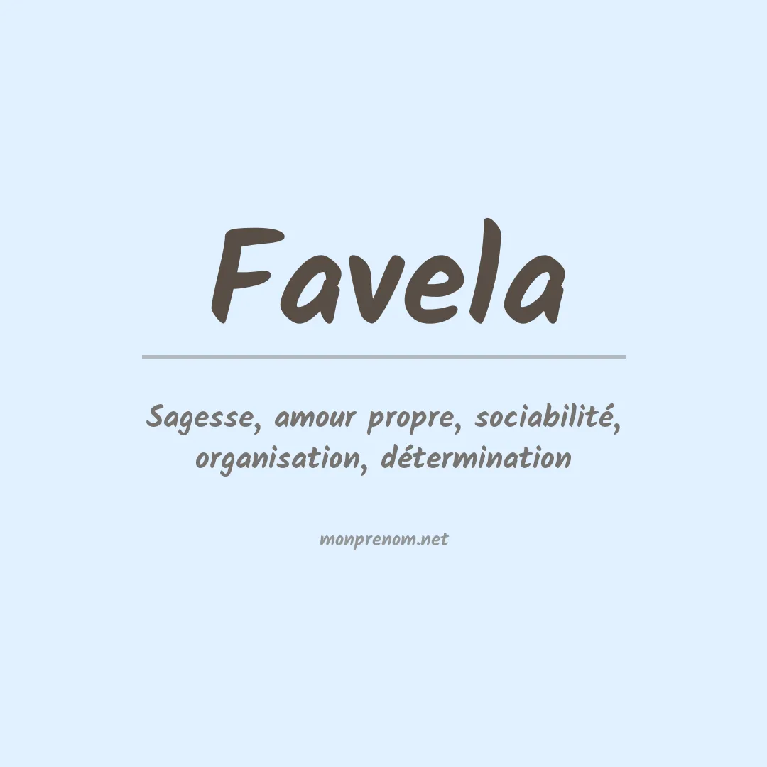 Prénom Favela