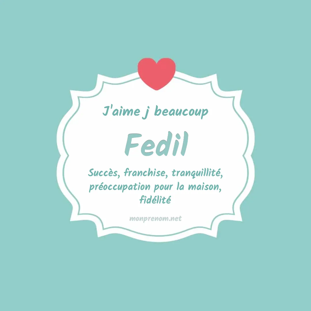 J'aime beaucoup Fedil