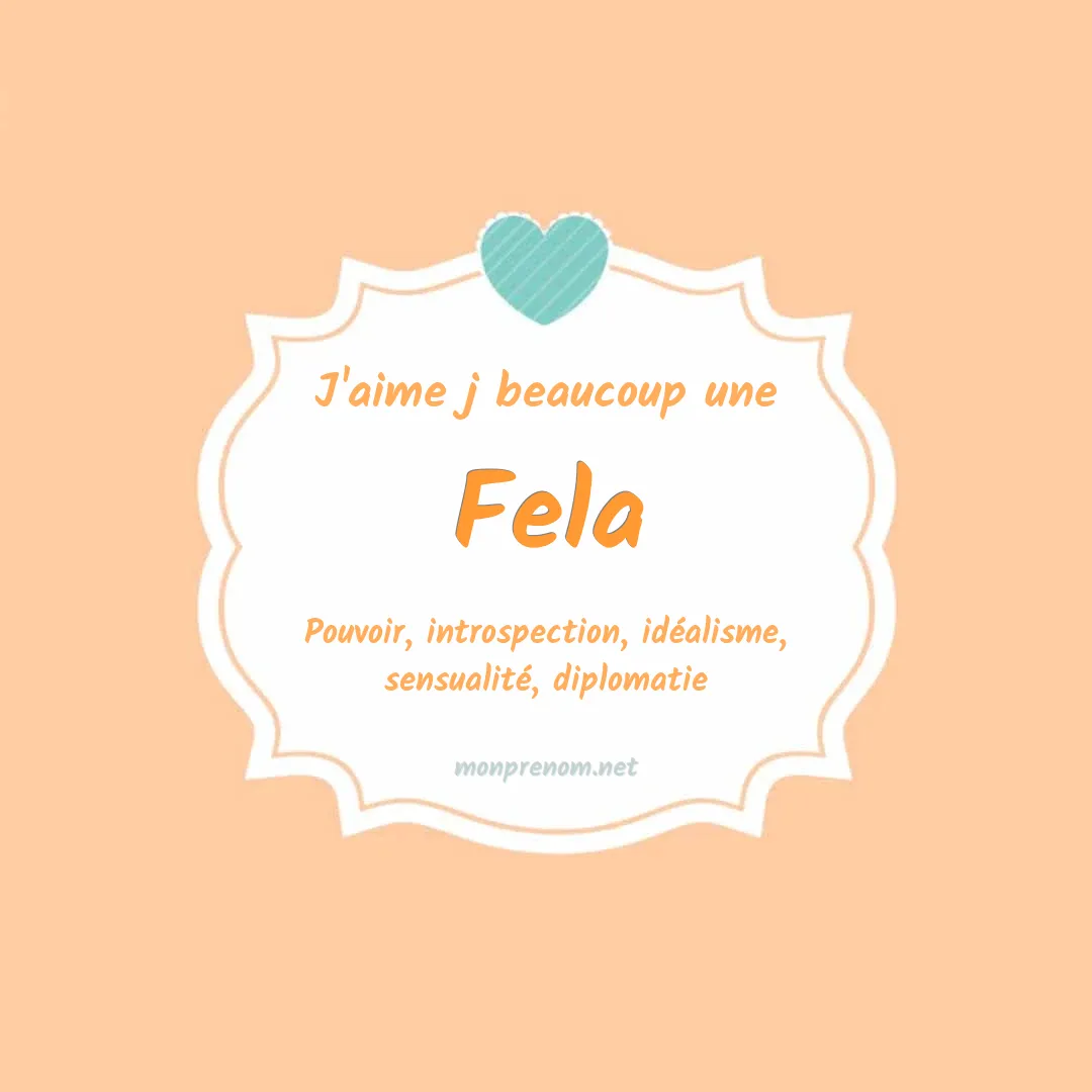 J'aime beaucoup Fela