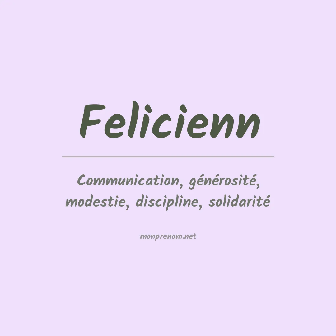 Prénom Felicienn