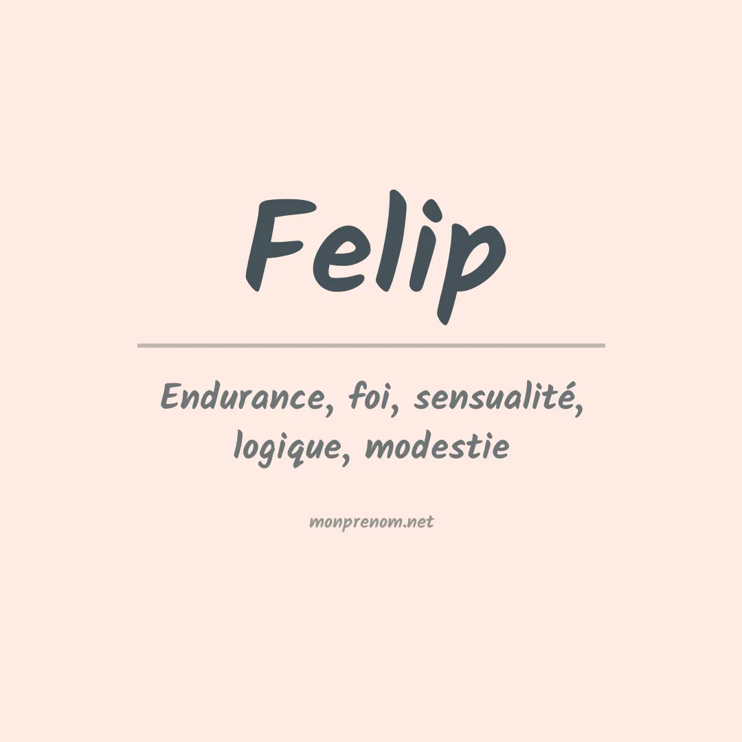 Prénom Felip