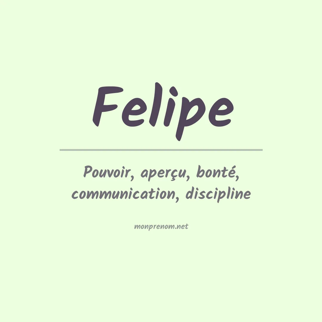 Prénom Felipe