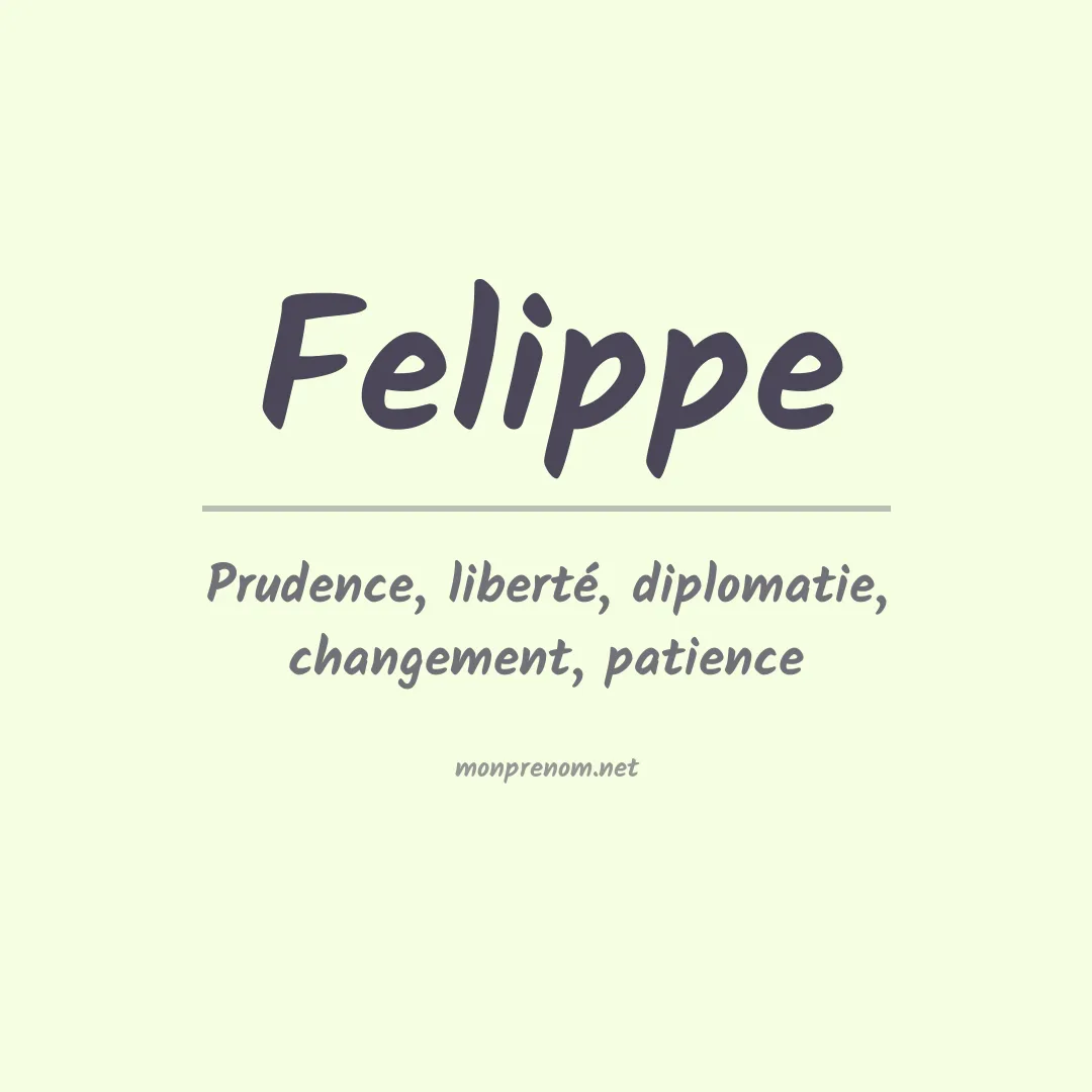 Prénom Felippe
