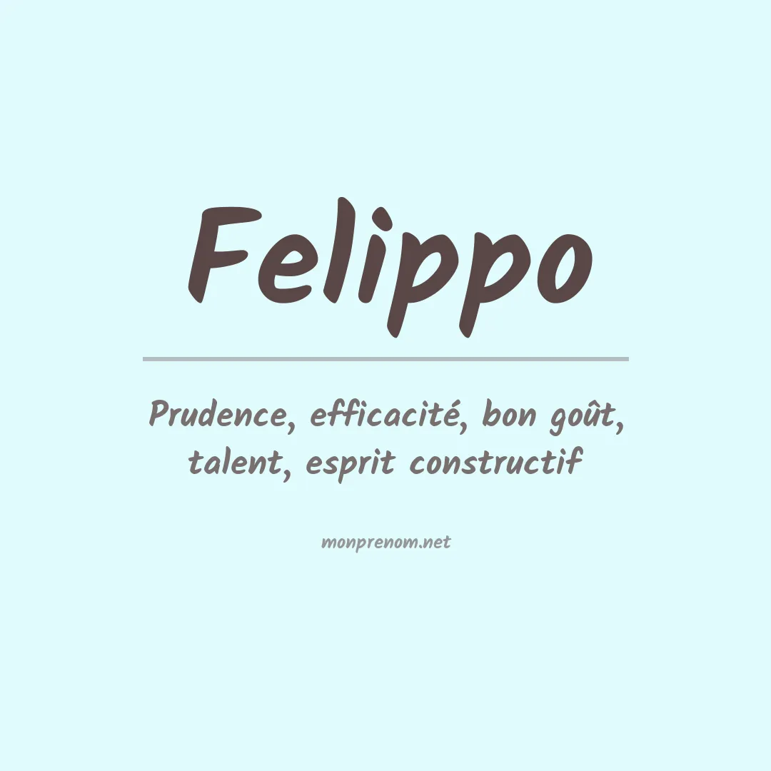 Prénom Felippo