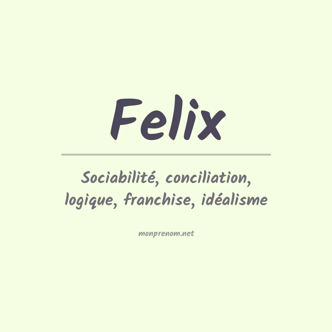Prénom Felix